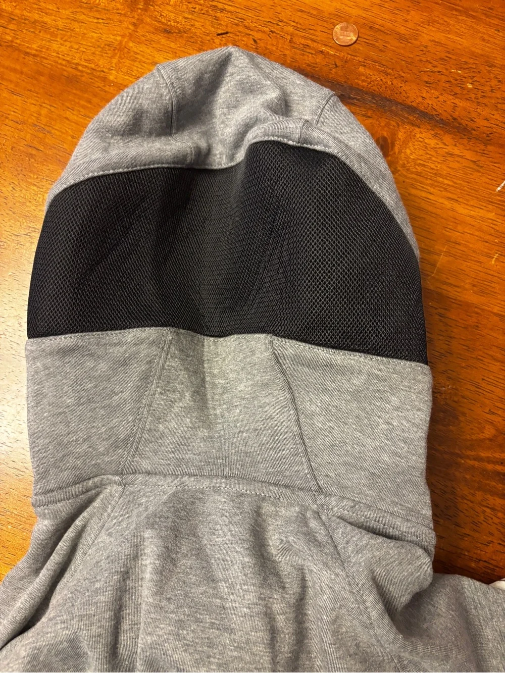 Nike UT Austin Men’s Gray and Black Full-Zip Hooded Performance Jacket medium
